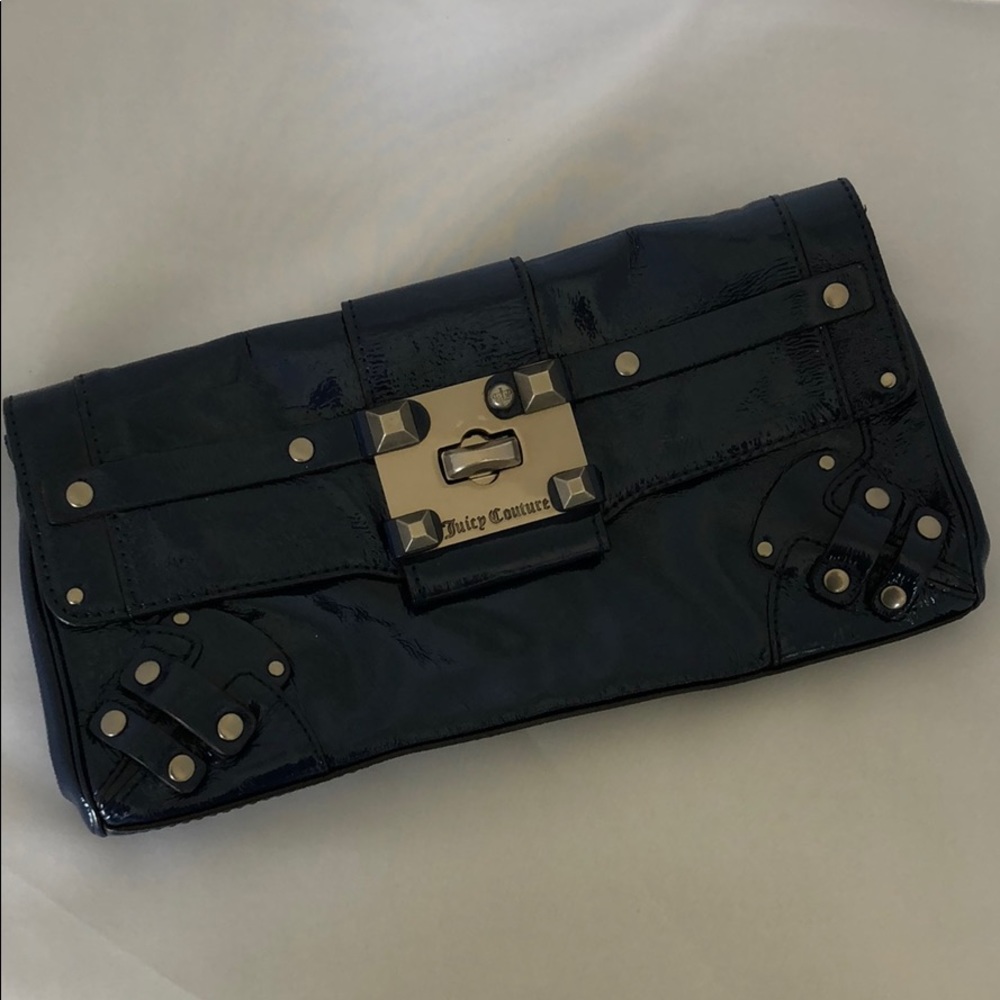 Juicy Couture navy clutch